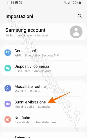 togliere vibrazione tastiera samsung 013