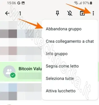 abbandona gruppo whatsapp aggiungere senza consenso 019