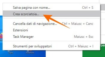 Come Creare Un Collegamento Sul Desktop Di Una Pagina Web Di Chrome ...